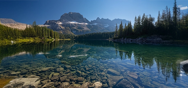 A glacial mountain lake — like the idazery method, what starts small becomes something vast.